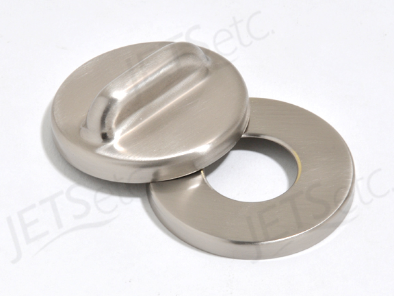AIR KNOB LARGE ESCUTCHEON KIT BRUSHED NICKEL      